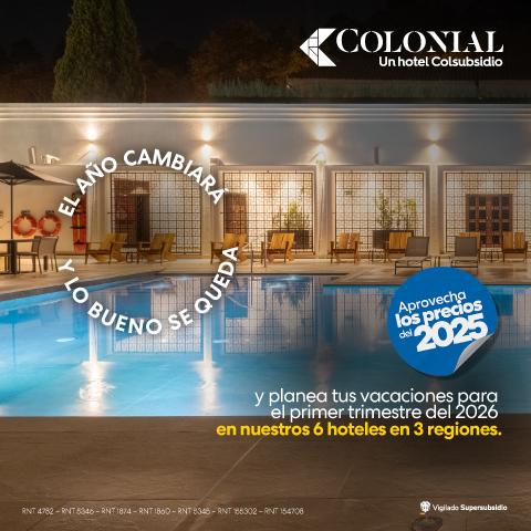 Tu viaje en 2026 con precios 2025 Hotel Colonial Hoteles Colsubsidio Tu viaje en 2026 con precios 2025 Hotel Colonial Hoteles Colsubsidio