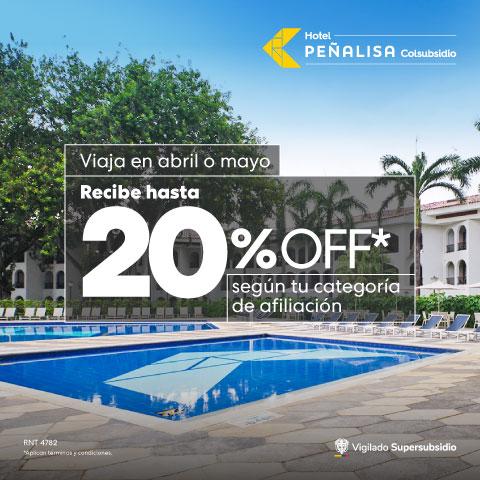 Anticipa tus Vacaciones Hotel Peñalisa Hoteles Colsubsidio Anticipa tus Vacaciones Hotel Peñalisa Hoteles Colsubsidio